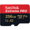 Memory card 256Gb MicroSD SanDisk Extreme Pro (SDSQXCD-256G-GN6MA)