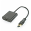 Pārejas savienojums GEMBIRD USB (M) - HDMI (F) (A-USB3-HDMI-02)