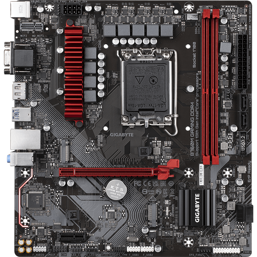 Pamatplate Gigabyte B760M GAMING (B760M GAMING DDR4)