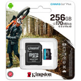 Memory card Kingston 256GB microSDXC Canvas Go Plus 170R A2 U3 V30 Card + ADP (SDCG3/256GB)