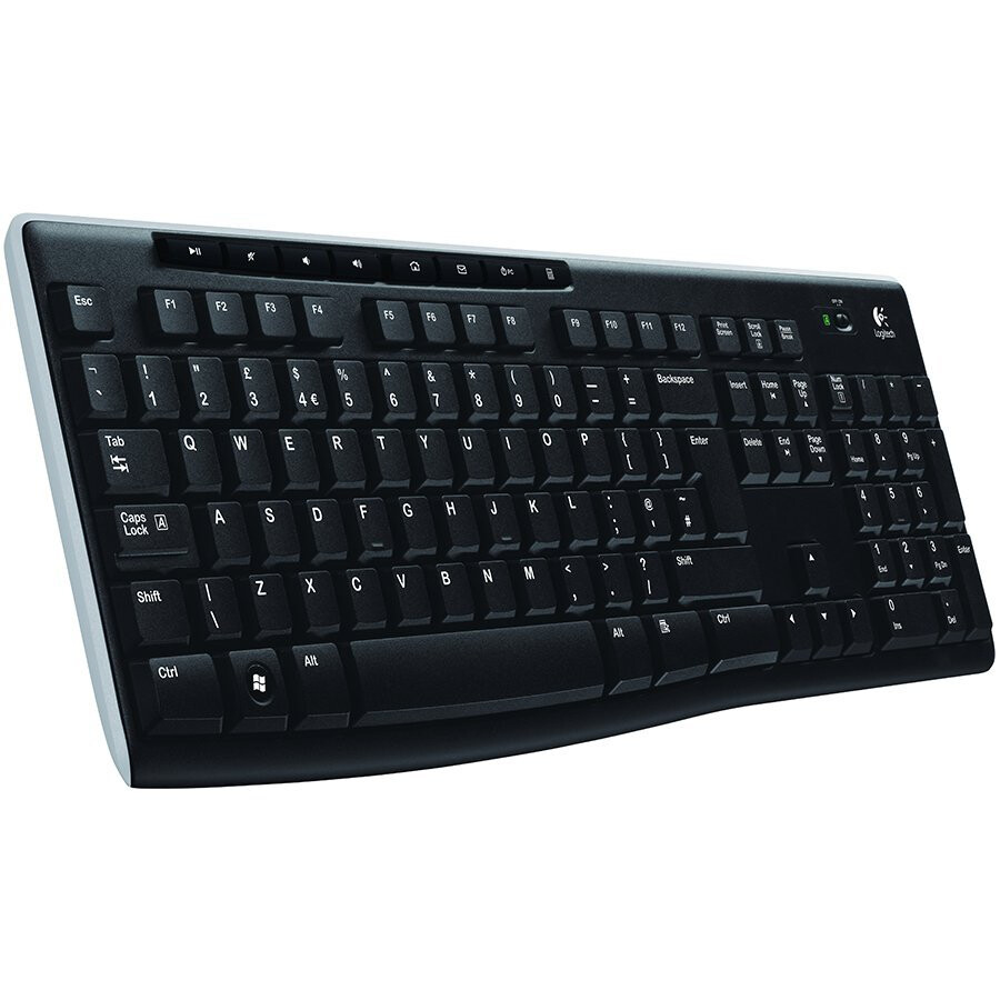 Tastatūra LOGITECH K270 Wireless Keyboard BLACK US - 920-003738