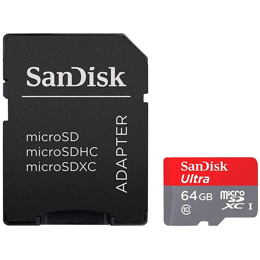 Memory card SanDisk High Endurance microSDXC 64GB + SD Adapter - SDSQQNR-064G-GN6IA