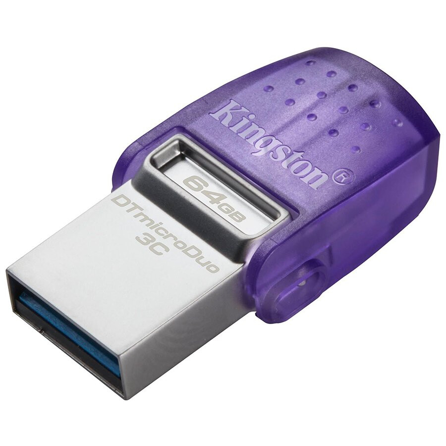 USB zibatmiņa Kingston 64Gb DataTraveler microDuo 3C G3 (DTDUO3CG3/64GB)