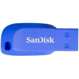 USB zibatmiņa SanDisk Cruzer Blade USB Flash Drive 64GB Electric Blue (SDCZ50C-064G-B35BE)