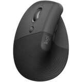 Pele Logitech Lift Left Bluetooth Vertical Ergonomic Mouse - GRAPHITE/BLACK (910-006474)