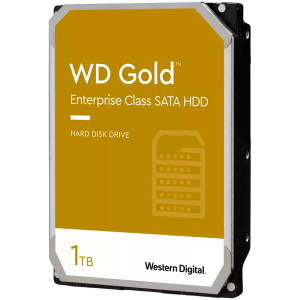 Cietais disks HDD Server WD Gold (3.5'', 1TB, 128MB, 7200 RPM, SATA 6 Gb/s) - WD1005FBYZ