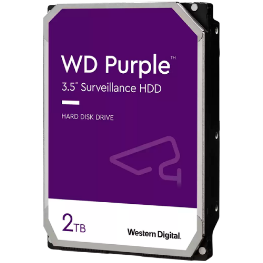 Cietais disks WD Purple 2TB SATA-III (WD23PURZ)