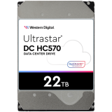 Cietais disks WD ULTRASTAR DC HC570 22TB SATA-III (WUH722222ALE6L4)