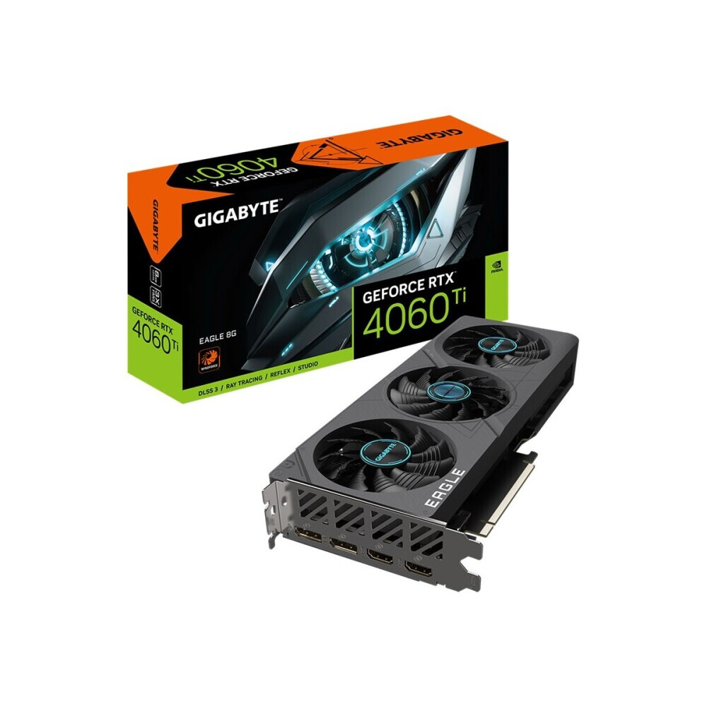 Videokarte GIGABYTE RTX4060 Ti EAGLE 8GB GDDR6 (GV-N406TEAGLE-8GD)