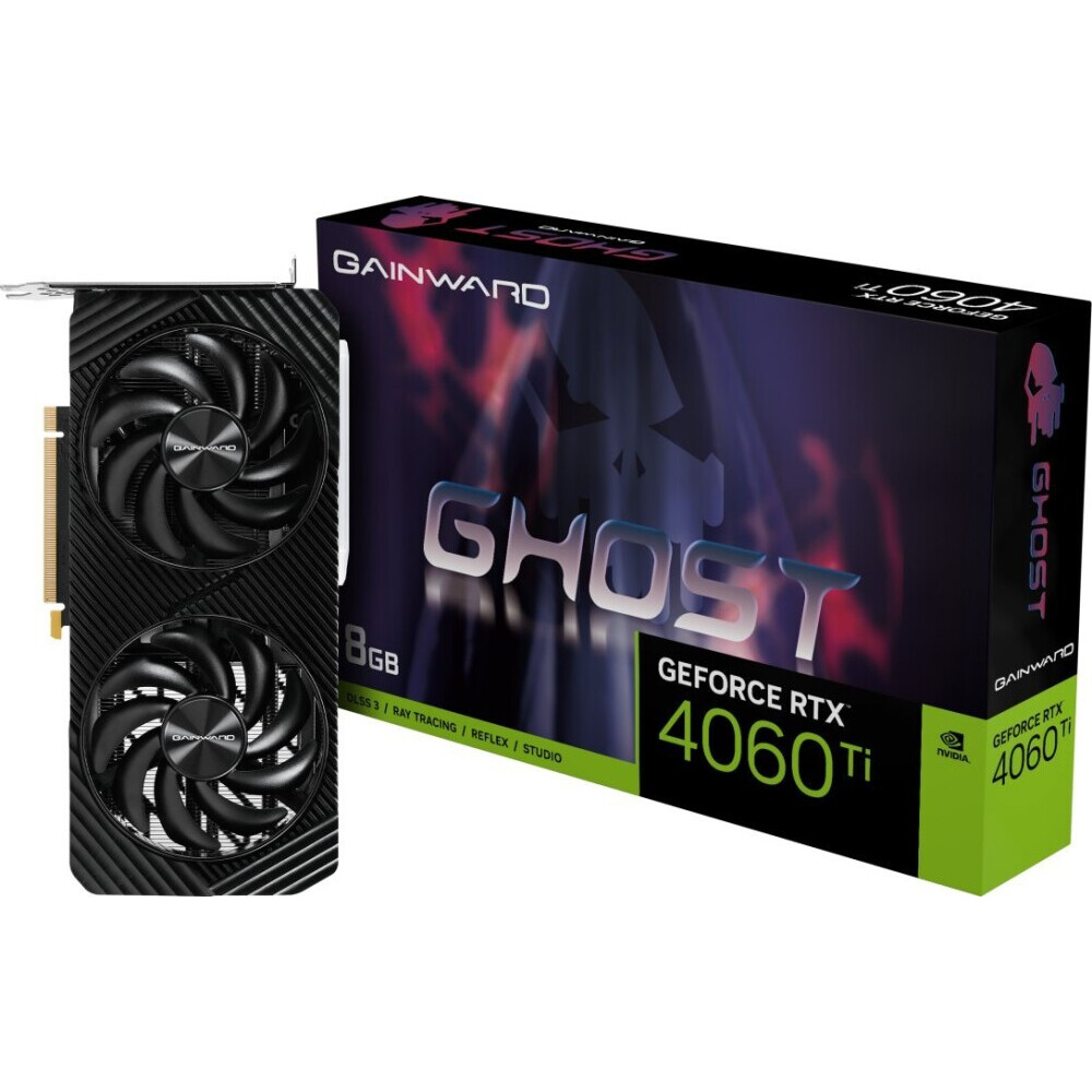 Videokarte GAINWARD GeForce RTX 4060Ti Ghost 8GB GDDR6 (3949)