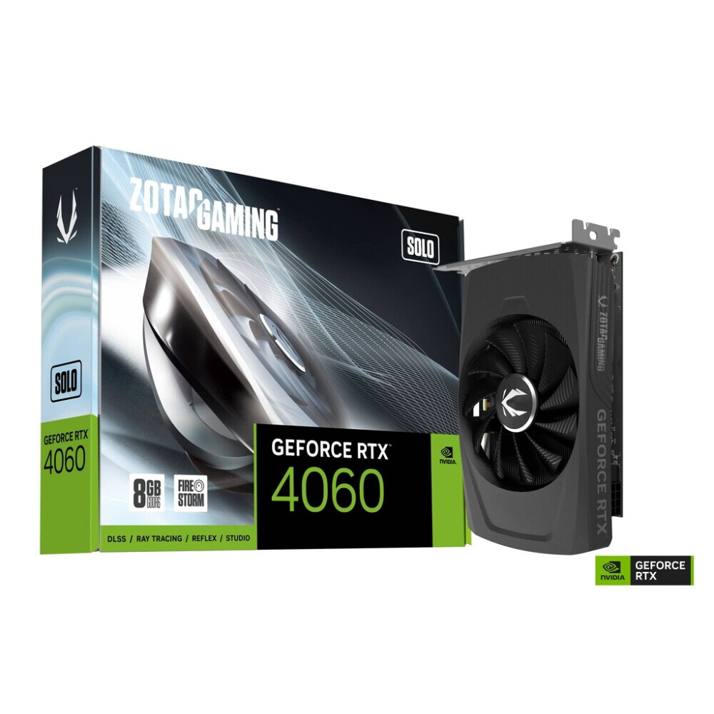 Videokarte ZOTAC GAMING GeForce RTX 4060 SOLO 8GB GDDR6 (ZT-D40600G-10L)