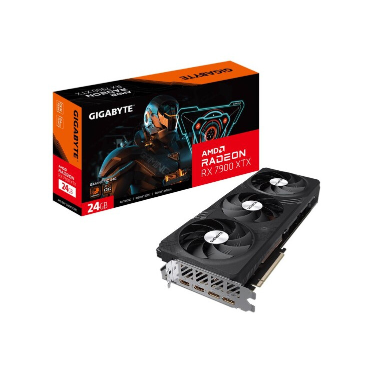 Videokarte GIGABYTE Radeon RX7900XTX GAMING OC 24GB GDDR6 (GV-R79XTXGAMING OC-24GD)