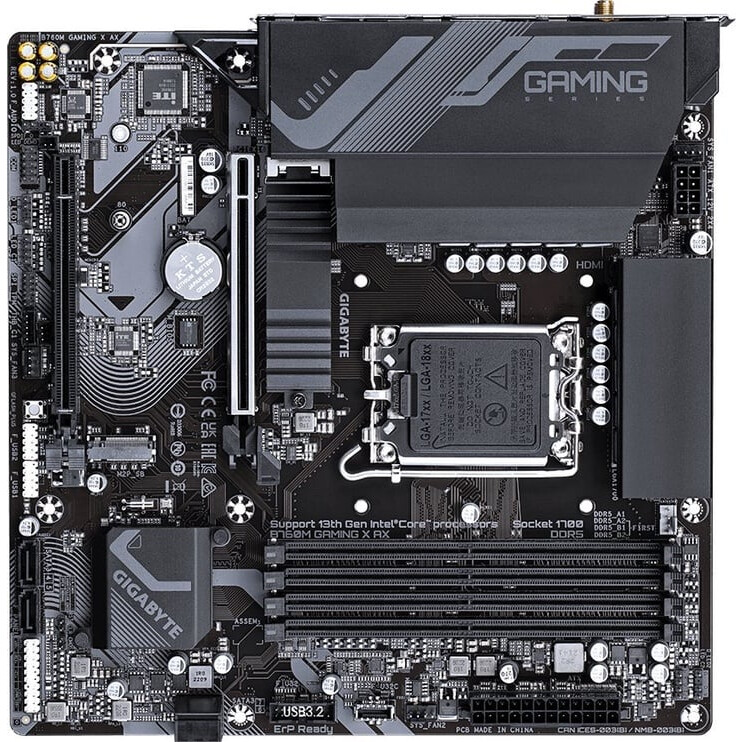 Pamatplate GIGABYTE B760M GAMING X AX (B760M GAMING X AX)