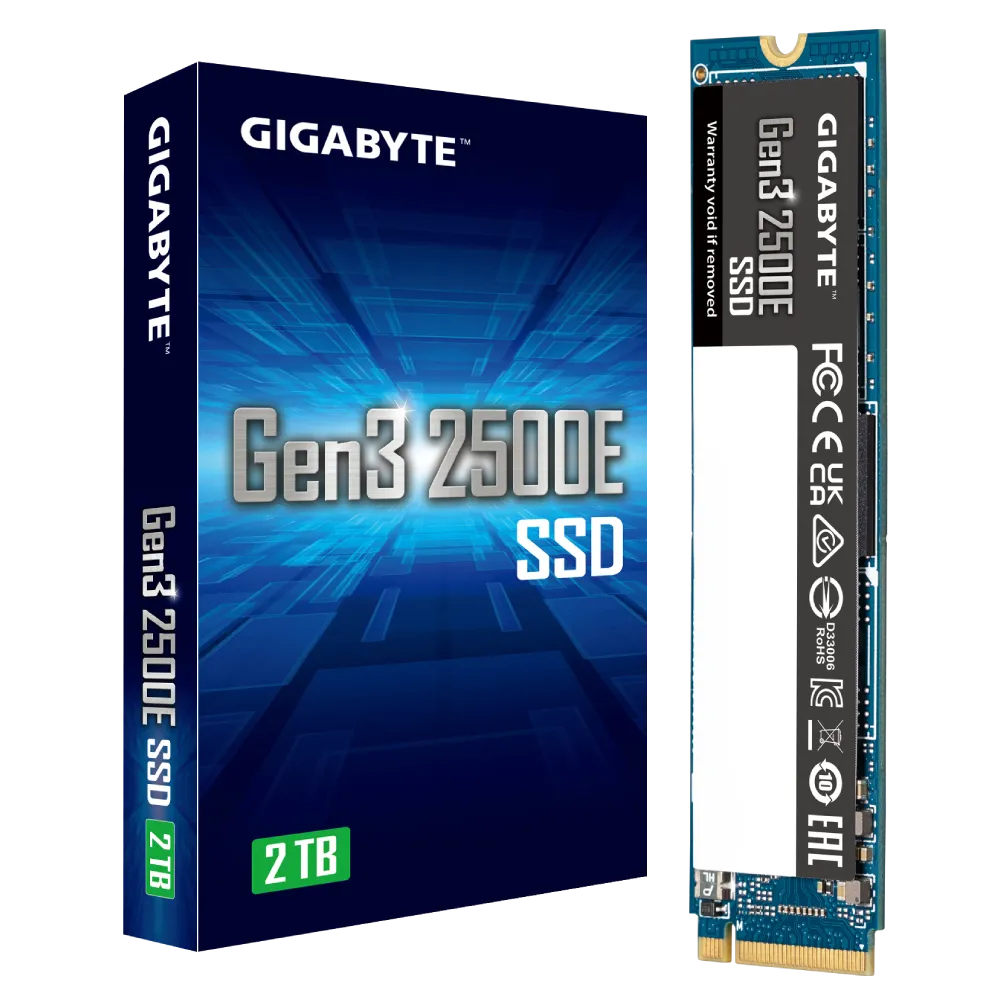 SSD GIGABYTE Gen3 2500E 2TB (G325E2TB)