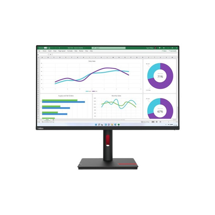 Monitors LENOVO ThinkVision T32h-30 31.5" (63D3GAT1EU)