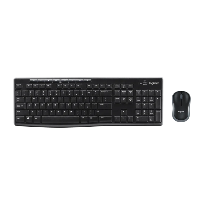 Tastatūra + pele LOGI MK270 Wireless Combo black USB (US) (920-004508)