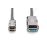 Adapteris AOC DIGITUS USB - Type C to HDMI 10m (AK-330150-100-S)