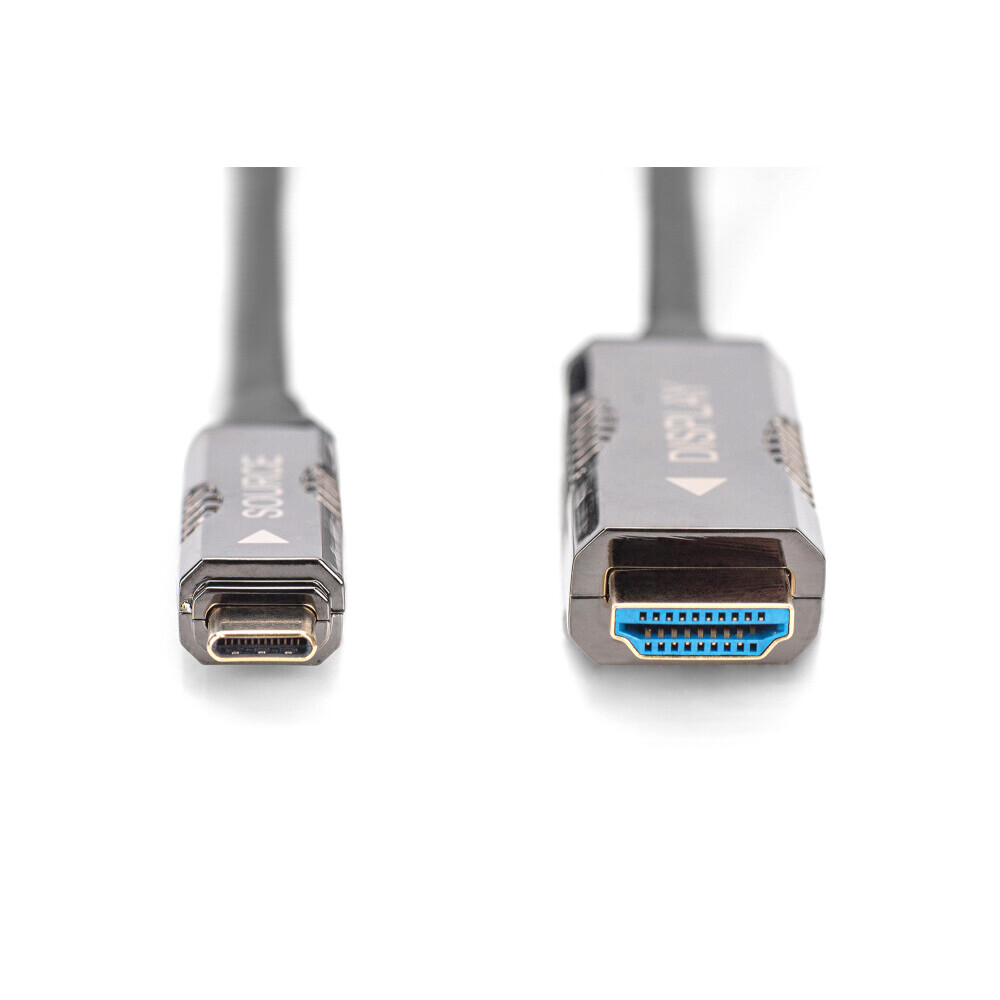 Adapteris AOC DIGITUS USB - Type C to HDMI 10m (AK-330150-100-S)