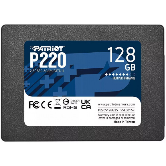 SSD PATRIOT P220 128GB SATA3 2.5inch (P220S128G25)