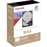 Cietais disks TOSHIBA N300 NAS 10TB SATA-III (HDWG11AEZSTA)