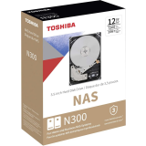 Cietais disks TOSHIBA N300 NAS 3.5" 12TB (HDWG21CEZSTA)