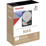Cietais disks TOSHIBA N300 NAS 6TB SATA-III (HDWG460EZSTA)
