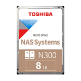Cietais disks TOSHIBA N300 NAS 3.5" 8TB (HDWG480EZSTA)