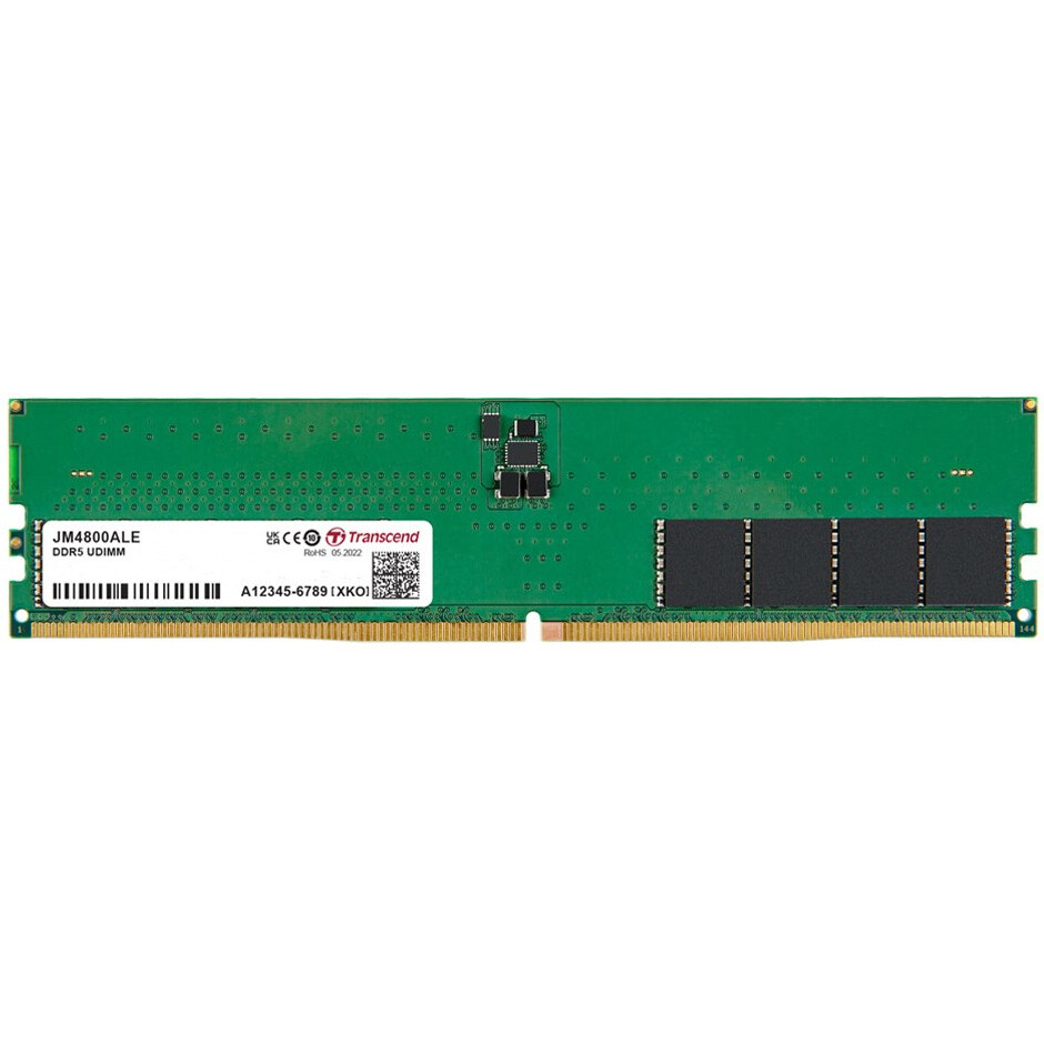 Operatīvā atmiņa TRANSCEND JM 32GB 4800MHz DDR5 CL40 (JM4800ALE-32G)