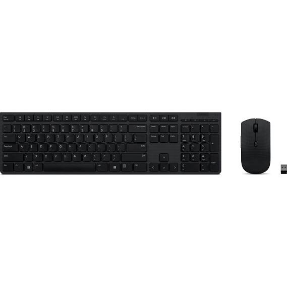 Tastatūra + pele LENOVO 4X31K03968 ENG Black (4X31K039680)