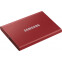 Ārējie cietie diski un SSD SAMSUNG Portable T7 1TB red (MU-PC1T0R/WW)