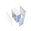 Datoru korpuss GEMBIRD Gaming ARGB case Fornax 500 white (CCC-FC-500W) - foto 4