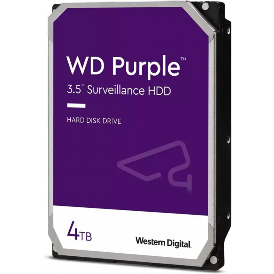 Cietais disks WD Purple 4TB SATA-III (WD43PURZ)