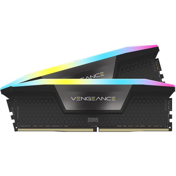 Operatīvā atmiņa CORSAIR VENGEANCE RGB 32GB 5600MHz DDR5 CL40 Kit of 2x16GB (CMH32GX5M2B5600C40K)