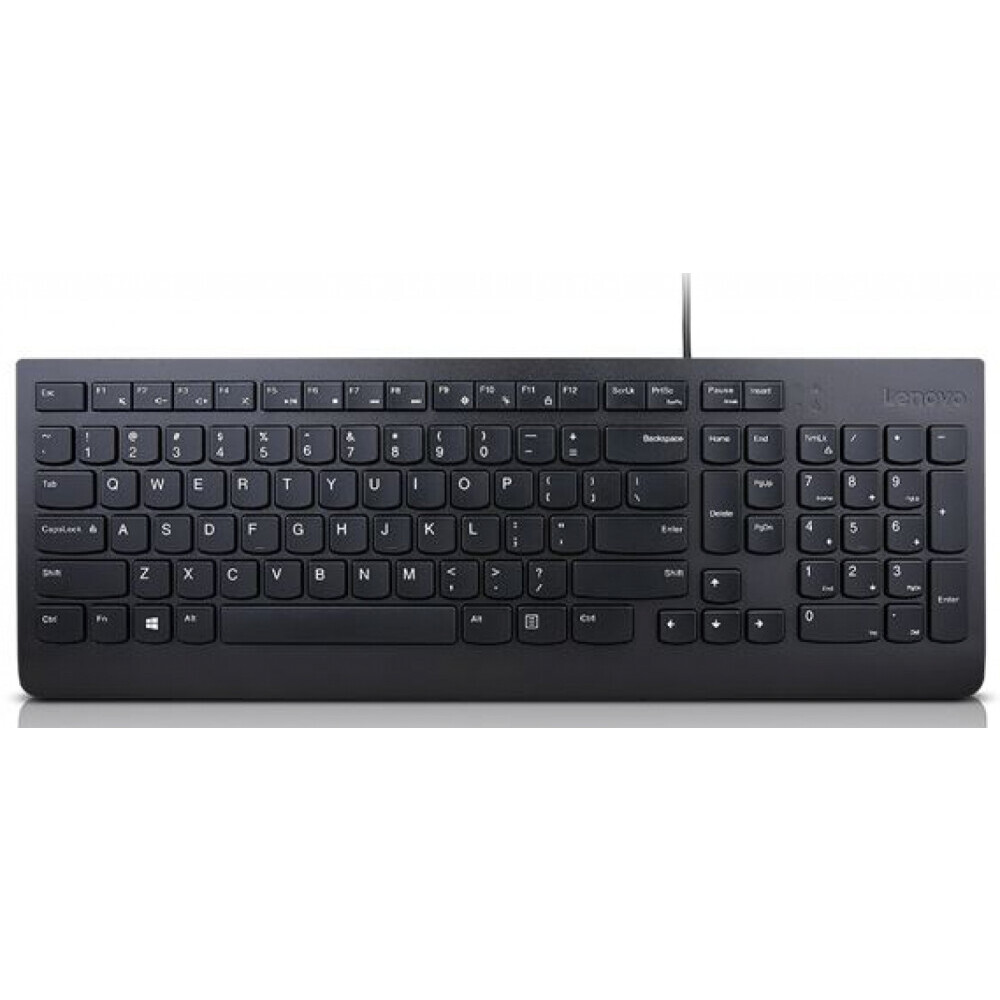 Tastatūra LENOVO Essential Wired Black ENG (4Y41C68681)