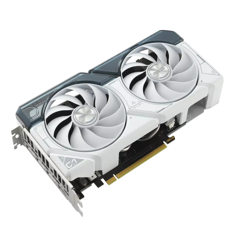 Videokarte ASUS NVIDIA GeForce RTX 4060 Ti 8 GB GDDR6 (DUAL-RTX4060TI-O8G-WHITE)