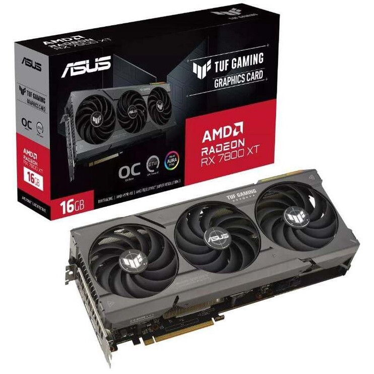 Videokarte ASUS AMD Radeon RX 7800 XT 16 GB GDDR6 (TUF-RX7800XT-O16G-GAMING)