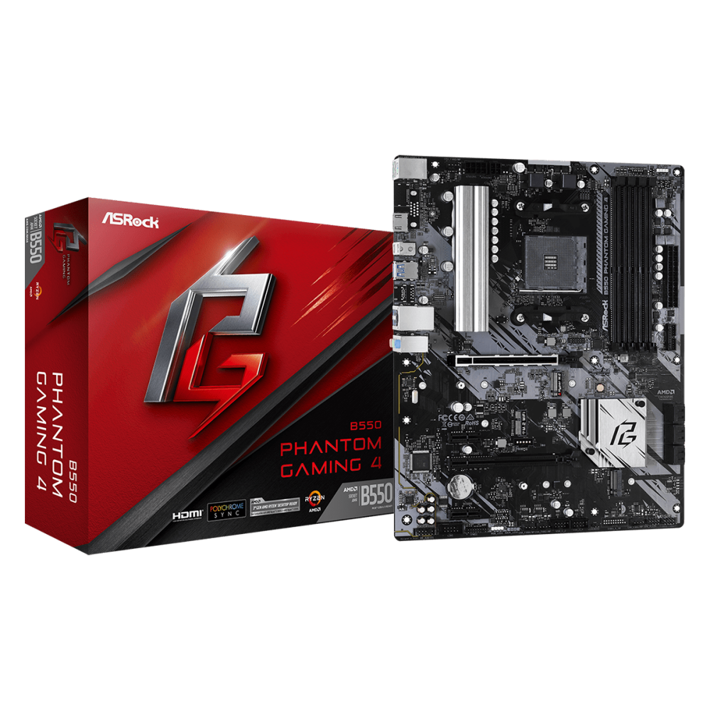 Pamatplate ASROCK B550 Phantom Gaming 4 (B550PHANTOMGAMING4)