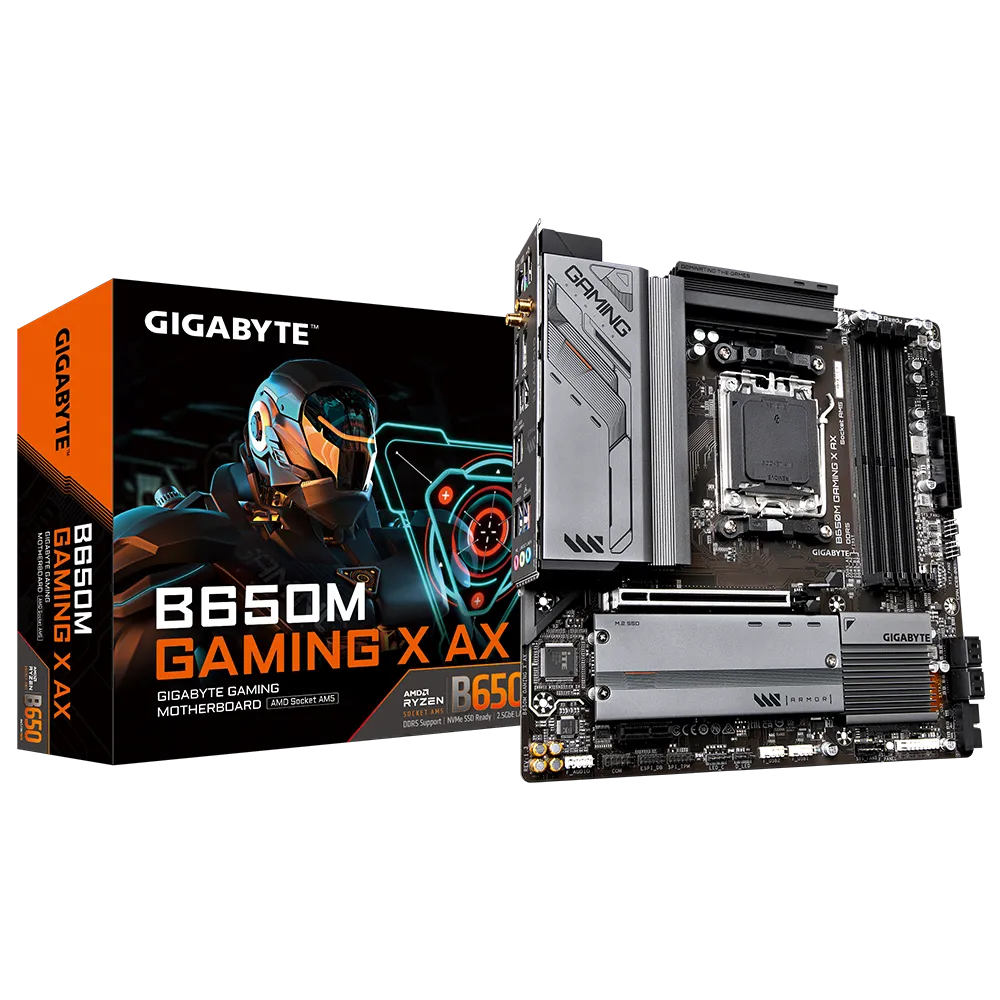 Pamatplate GIGABYTE B650M GAMING X AX (B650MGAMINGXAX1.3)