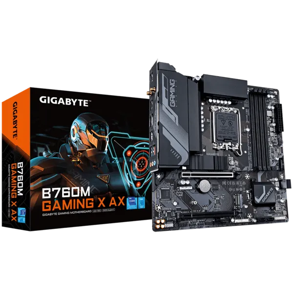 Pamatplate GIGABYTE B760M GAMING X AX  (B760MGAMINGXAX1.2)