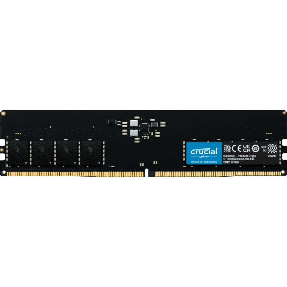 Operatīvā atmiņa CRUCIAL 32GB 4800 MHz DDR5 CL 40 (CT32G48C40U5)