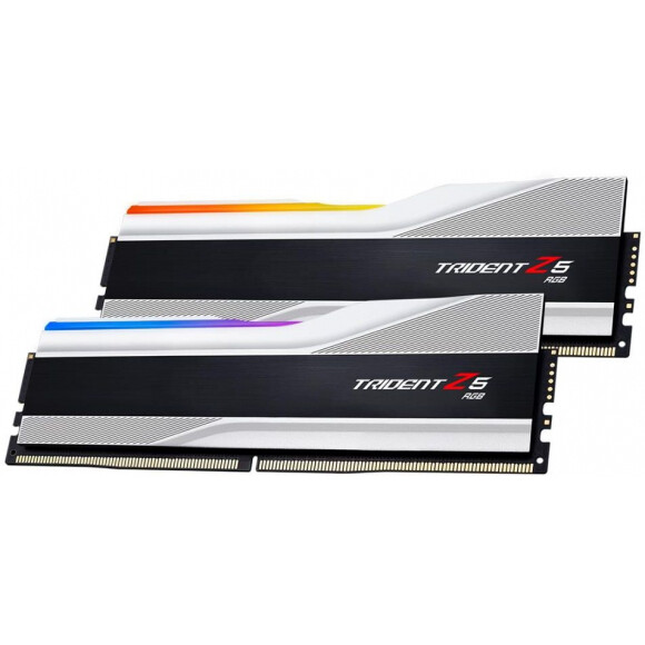 Operatīvā atmiņa G.SKILL Trident Z5 RGB Silver 32GB 6600MHz DDR5 CL34 Kit of 2x16GB (F5-6600J3440G16GX2-TZ5RS)