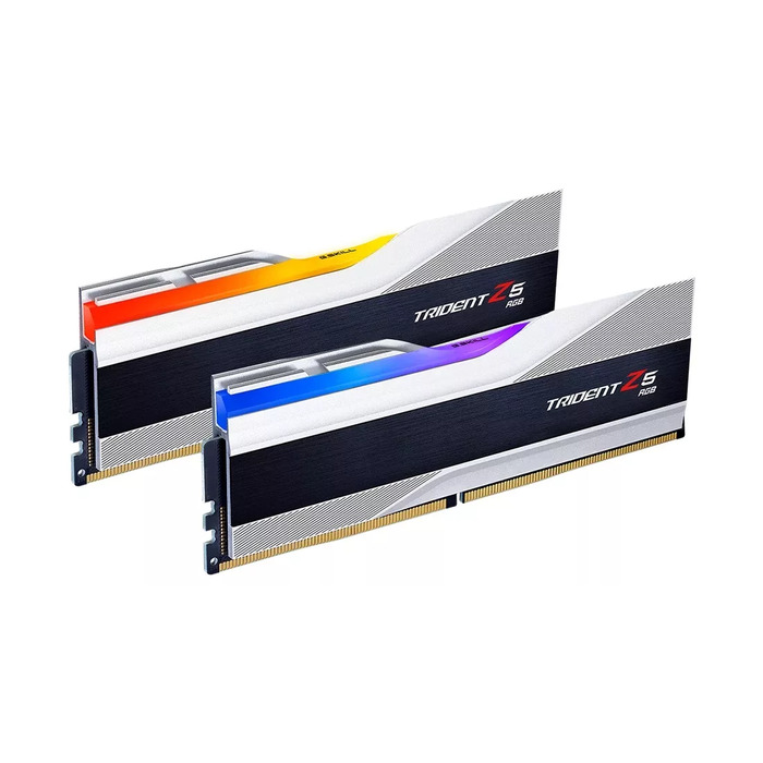 Operatīvā atmiņa G.SKILL Trident Z5 RGB Silver 32GB 7600MHz DDR5 CL36 Kit of 2x16GB (F5-7600J3646G16GX2-TZ5RS)