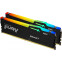 Operatīvā atmiņa 64Gb DDR5 5600MHz Kingston Fury Beast RGB (KF556C40BBAK2-64) (2x32Gb KIT)