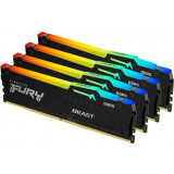 Operatīvā atmiņa KINGSTON Fury Beast RGB 128GB 5200MHZ DDR5 CL40 Kit of 4x32GB (KF552C40BBAK4-128)