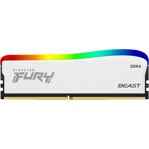 Operatīvā atmiņa KINGSTON Fury Beast RGB White 16GB 3600MHz DDR4 CL17 (KF436C18BWA/16)