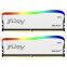 Operatīvā atmiņa KINGSTON Fury Beast RGB White 32GB 3200MHZ DDR4 CL16 Kit of 2x16GB (KF432C16BWAK2/32)