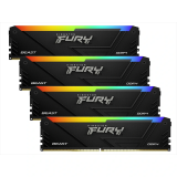 Operatīvā atmiņa KINGSTON Fury Beast RGB 32GB 3200MHz DDR4 CL16 Kit of 4x8GB (KF432C16BB2AK4/32)