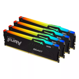 Operatīvā atmiņa KINGSTON FURY Beast RGB Black 64GB 6000 MHz DDR5 CL 40 Kit of 4x16GB (KF560C40BBAK4-64)