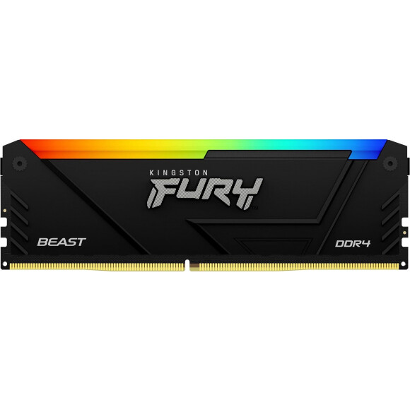 Operatīvā atmiņa KINGSTON Fury Beast RGB Black 8GB 3200MHZ DDR4 CL16 (KF432C16BB2A/8)