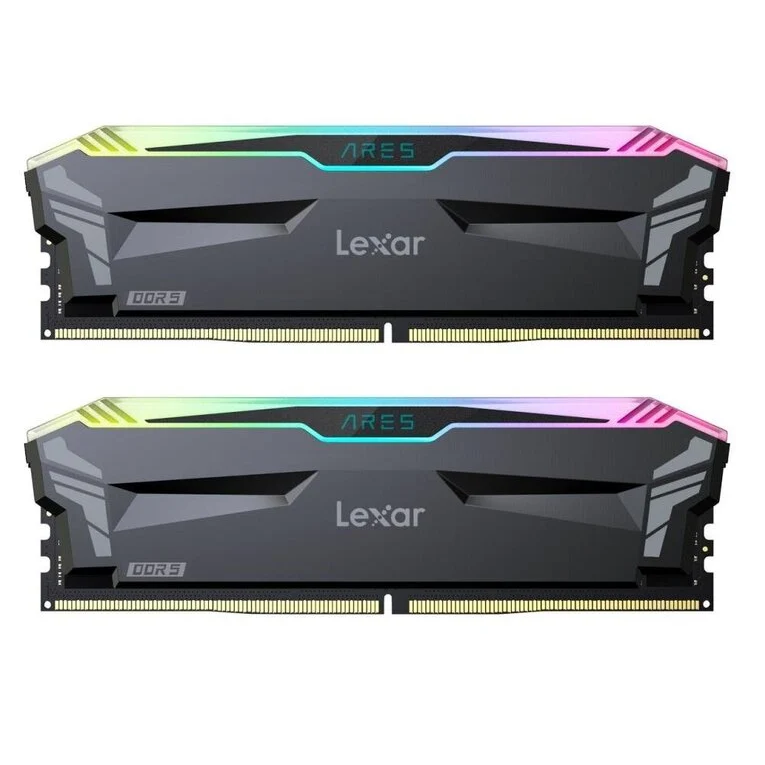 Operatīvā atmiņa LEXAR ARES RGB Black 32GB 6000MHz DDR5 CL 30 Kit of 2x32GB (LD5BU016G-R6000GDLA)